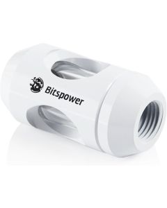 Bitspower G1/4" In-Line Filter, Deluxe White