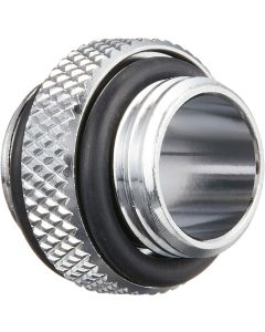 Bitspower Bitz Power G1/ 4 in. Shining Mini Dual G1/ 4In. Extender Silver BP-WTP-C42